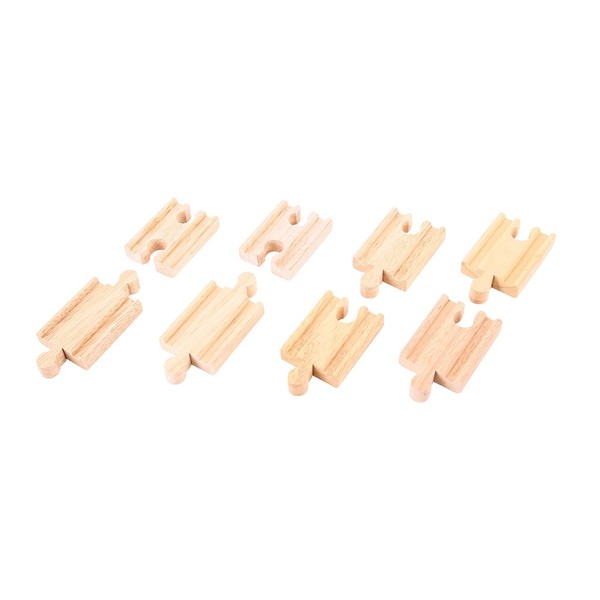 Bigjigs Rail BJT104 Mini Track (Pack of 8)