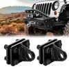 DING.PAI 2 Pack Shackles Mount, D-Ring Shackle Bracket with Backer