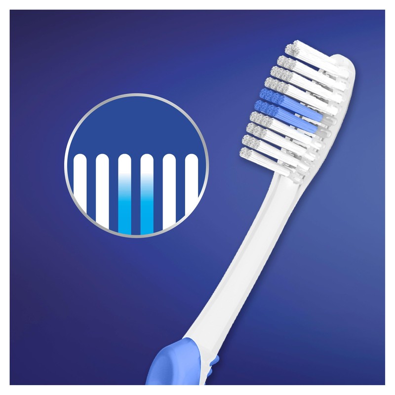 Oral-B 123 Indicator Medium Manual Toothbrush, Gentle On Teeth and