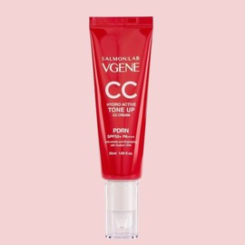 Salmon Lab V-Gene Hydro Active Tone-Up CC Cream SPF50+ PA+++ Natural, 50ml, 1 piece / 살몬랩 브이진 하이드로 액티브 톤업 CC크림 SPF50+ PA+++ 내추럴, 50ml, 1개