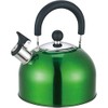 2.5 Litre Stainless Steel Portable Whistling Kettle DARK GREEN Camping