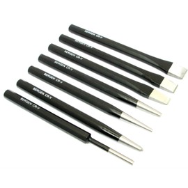 7pc punch and chisel set ( taper / pin / cold chisel / centre ) AT139