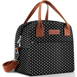 KATUMO Lunch Bag Insulated Tote Bag Reusable Lunch Box with Removable Shoulder Strap Thermal Cooler Bag for Kids and Adult, Ideal for Work/School/Outdoor Activity