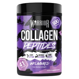 Warrior Collagen Powder 500g – Hydrolysed Peptides (Bovine) – Supplements for Women & Men – Pure Nutrition Supplement – Improves Muscle Recovery, Skin Health, Joint Support –Halal Cert (Unflavoured)