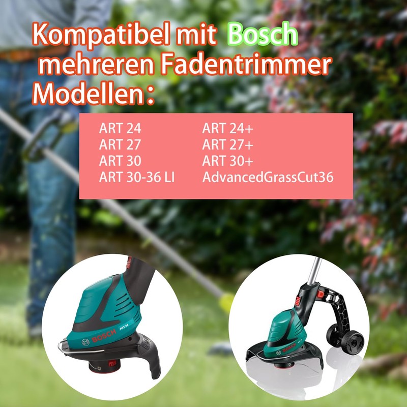 EVENLINKICS F016800351 Thread Spools for Bosch Grass Trimmer, Compatible with