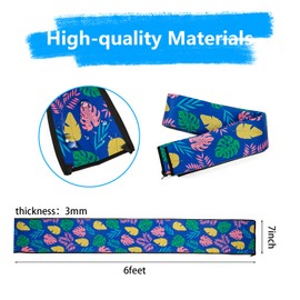 Pool Handrail Cover,4 Feet Swimming Pool Hand Railing Covers with Zipper,Slip Resistant Rail Grip Covers for Swimming Pool Hand Railing,Neoprene Zippered Pool Handrail Cover (Blue, 4ft)