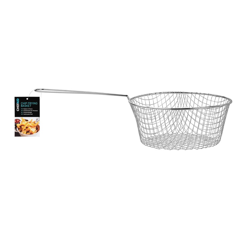 Chef Aid Chip Basket, 19cm diameter with long reach handle