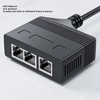 Gigabit Ethernet Splitter 1 in 4 Out 1000Mbps RJ45 Cable