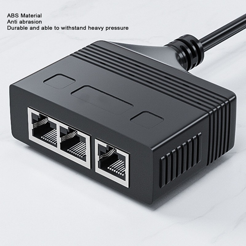 Gigabit Ethernet Splitter 1 in 4 Out 1000Mbps RJ45 Cable