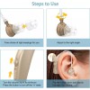 Wuvee 1 Pair of Digital Hearing Aids Severe Loss Rechargeable