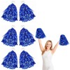 6Pcs Pom Poms Cheerleading, Blue Pom Poms for Sports Team