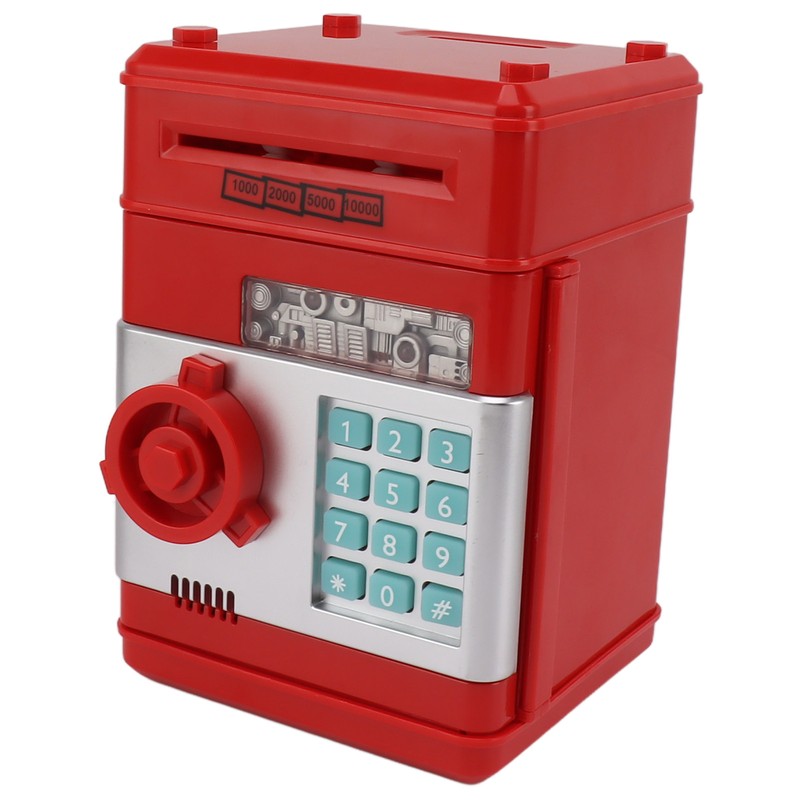 2 Modes ATM Piggy Bank Digital Electronic Paper Money Coins