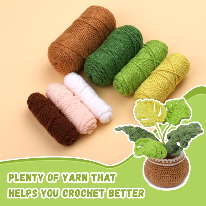 ENCHOL Beginner Crochet Kit, Complete Crochet Kits for Starters Adults