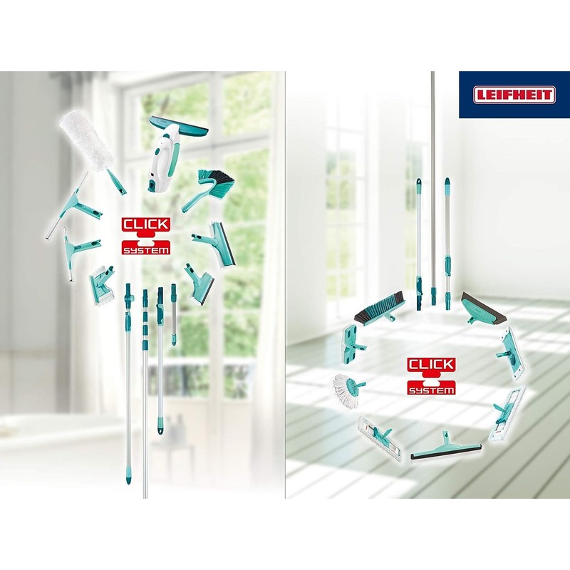 Leifheit All-Round brush Clean Xtra 30 cm, Innovative X Cross-Over-Bristles