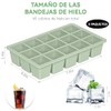 3 Piezas Bandejas Para Cubitos de Hielo,Cubitos Cuadrados de 3