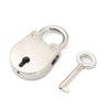 Vogueing Tool Small 1 Key Lock, 1pcs Vintage Antique Padlocks