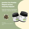 EAST NATURHUS Pure Jasmine Tea Powder – 100% Natural Instant
