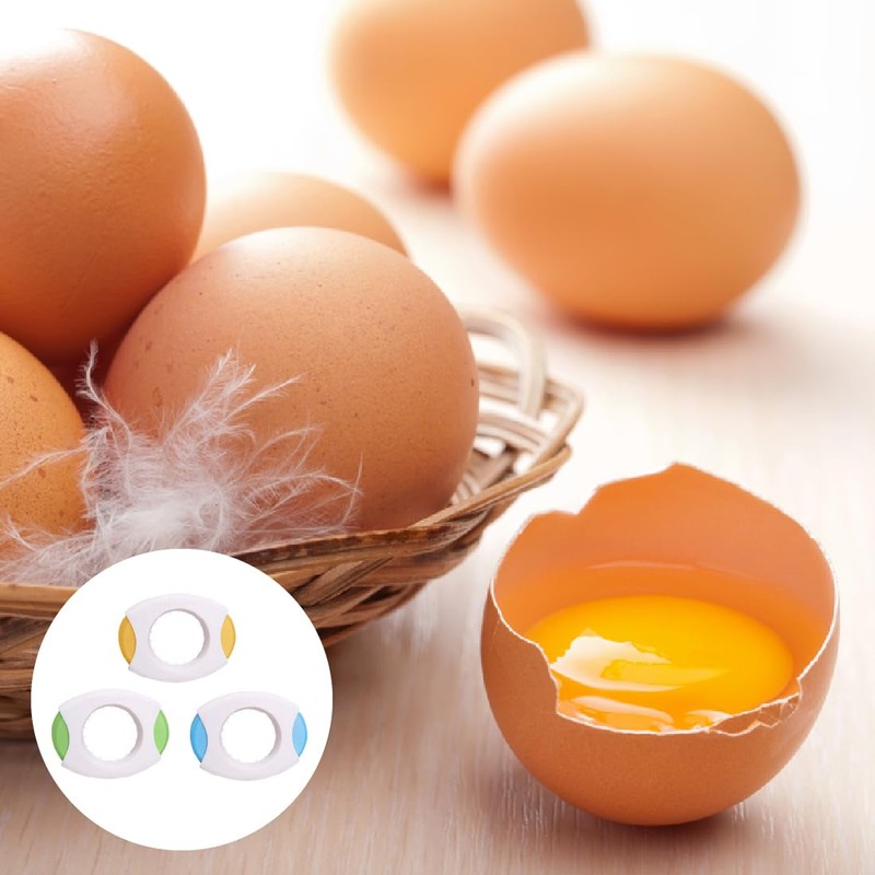FKWKUW Pack of 3 Egg Cutter, Egg Lid Cutter, Egg