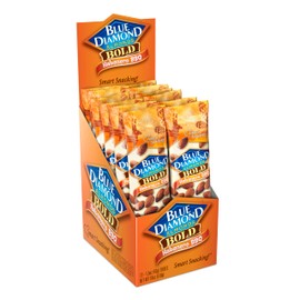 Blue Diamond Almonds, BOLD Flavored Habanero BBQ On-The-Go Snack Nuts Perfect for Road Trips, Lunches, Kids and Adults, 1.5 Single Serving Tubes, 12 Pack