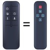 PZL New Replacement Remote Control for Greentouch Fullerton Electric Fireplace