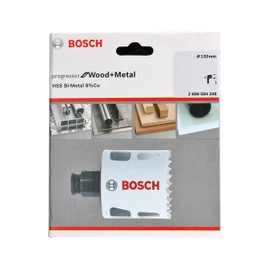 BOSCH Bi-Metal Hole Saw, 8% Cobalt Alloy, Progressive Tooth Design, for Wood and Metals