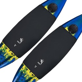 MOPHOEXII Universal Kayak Cockpit Drape,Waterproof Kayak Cockpit Cover for Indoor and Outdoor,Kayak Drape Keep Hatch Hole Seat Clean 2 Pack-Medium 51 x 28 inch Black