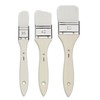 Pebeo Gesso Varnish Brush, White Synthetic Fiber, Pack of 3