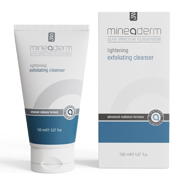 Mineaderm Sanftes Gesichtspeeling mit Pflanzenextrakten – Exfolierender Cleanser für einen