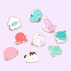 ROFARSO Sea Animal Enamel Lapel Pin Set Cartoon Marine Life