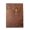 200 Pages A5 Vintage Leather Notebook, 3D Embossed Phoenix Notebook