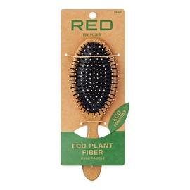 Red by Kiss Detangling, Hair Brush, Eco-Plant Fiber Detangler Brush for Women and Men, Vented Hairbrush with Ball Tipped Bristles, Detangler for All Type Hair
