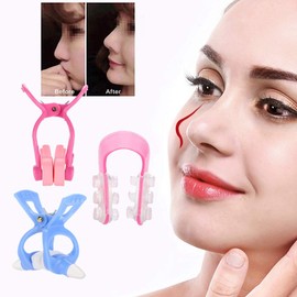 Sonew 3Pcs Nose Shaper Clip, Soft Silicone Nose Lifter for Wide Noses, Unisex