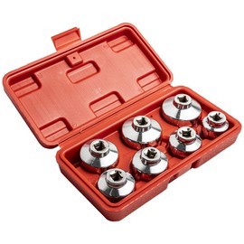 maXpeedingrods Oil Filter Socket Set, Oil Filter Wrench Socket Removal Tool, Fuel Oil Filter Cap Set, 24mm 27mm, 29mm, 30mm, 32mm, 36mm and 38mm, for Most Vehicle