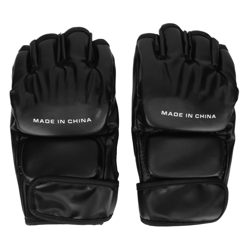 Hand Taekwondo Gear Glove Half Finger Safe Adjustable Wrist Band
