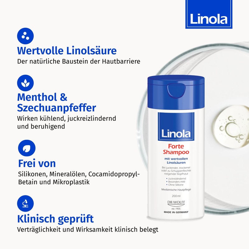 Linola Forte Shampoo & Hair and Scalp Conditioner - 2
