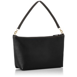 Kitamura RH0565 Shrink Leather 2-Way Pouch, Black/Camel Tech [Black] 15611