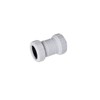 Merriway BH02913 Waste Compression Straight Connector, 40mm, White