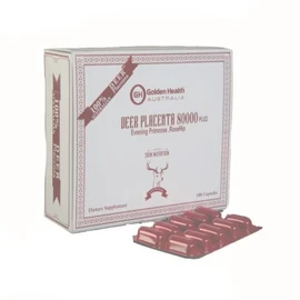Golden Health Deer Placenta 80000 Plus 100 Capsules