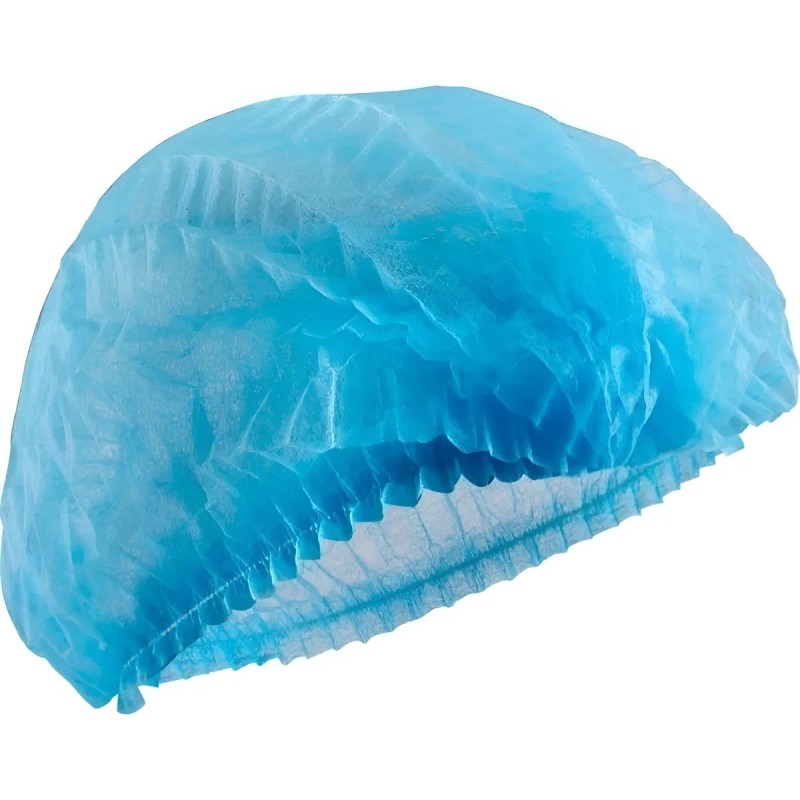 Cofia Gorro Cubrepelo Plisado Desechable Bolsa 100 Piezas