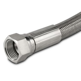 USA Lab 1/4" 37° JIC Stainless Steel Hose 12", 24", 36", 48", 60", 72", 96", 144" - USAlab