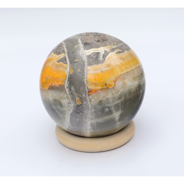 Shelf & Stone - Bumblebee Jasper Sphere for Strength and