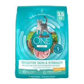 FYNORI Sensitive Skin & Stomach, Dry Cat Food, Turkey, 3.5 Lb Bag, Real Turkey is The #1 Ingredient, Omega-6 Fatty Acids, with 34 Percent Protein