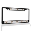 Metal Insert License Plate Frame Chihuahua Head Weatherproof Car Accessories
