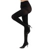 Citystl Semi Opaque Black Tights for Women, Plus Size Tights