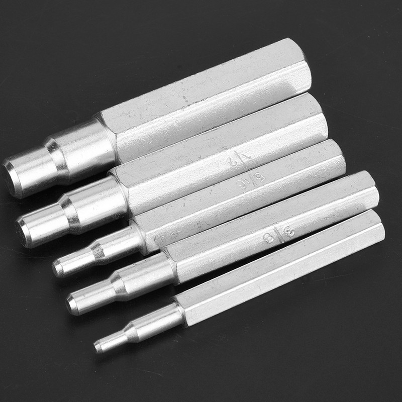 5pcs CT-193 Copper Pipe Tube Expander Swaging Punch Tool 1/4",5/16",3/8",1/2",5/8"