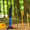 AYMQC Tent Hammer Lightweight Aluminium Camping Hammer with Hook Multifunctional