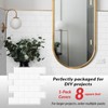 DÉCOR WOW Peel & Stick Backsplash for Kitchen & Bathroom,