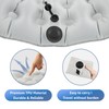 loloburuala Lumbar Support Pillow, Inflatable Seat Cushion, Lightweight Car Back