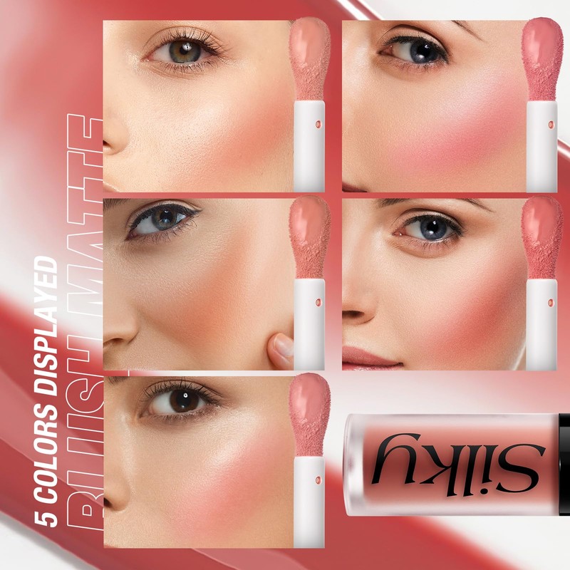 LANGMANNI Soft Liquid Blush Contour Makeup - Blendable & Seamless