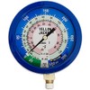 Yellow Jacket 49516 3-1/2" L/F (Degrees F) Blue Compound Gauge,